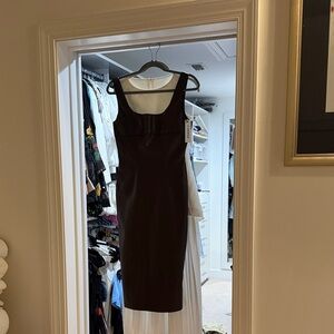 Black Sleeveless Sheath Dress - Unbranded